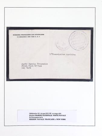 1943-1944, Anciens lots de VO avec timbres des USA