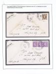 1943-1944, Anciens lots de VO avec timbres des USA