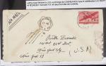 1943-1944, Anciens lots de VO avec timbres des USA