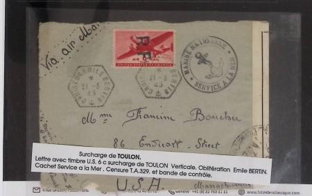 1943-1944, Anciens lots de VO avec timbres des USA
