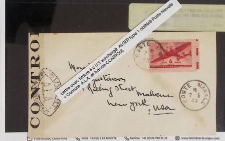 1943-1944, Anciens lots de VO avec timbres des USA