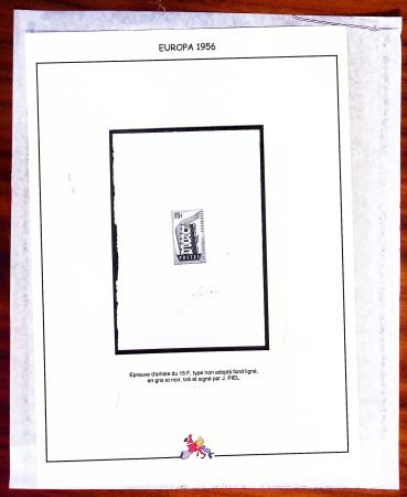 FRANCE N°1076 Epreuve d'artiste du 15F, type non adopté