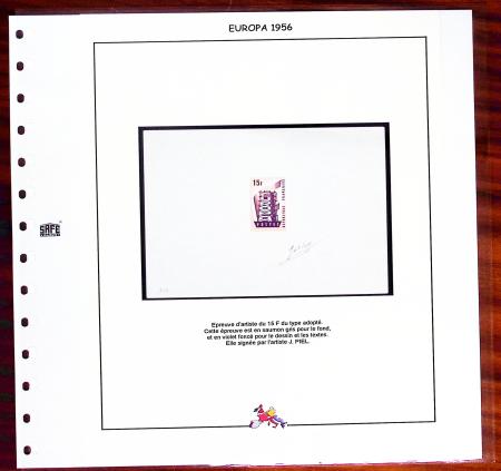 N°1076 Epreuve d'artiste du 15F du type adopté en