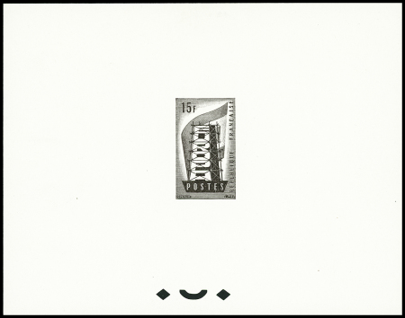 N°1076 Epreuve d'artiste et d'atelier du 15F non emis