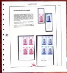 N°1076/77 Lot de variétés du timbres Europa de France