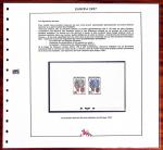 N°1122/23 Epreuve de Luxe collective du timbre Europa