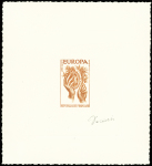 N°1123 Deux épreuve d'état, l'une brun-rouge, et l'autre