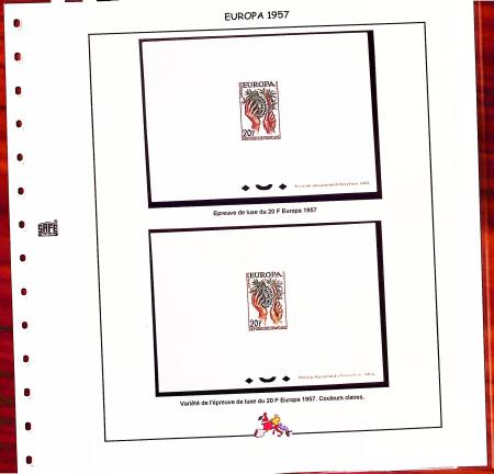 N°1122/23 4 épreuves de luxe d'atelier du 20F et 35F