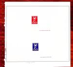 Paire des épreuves de luxe d'atelier des timbres Europa