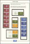 N°1266/67 Très beau lot du timbre Europa Cept de 1960,