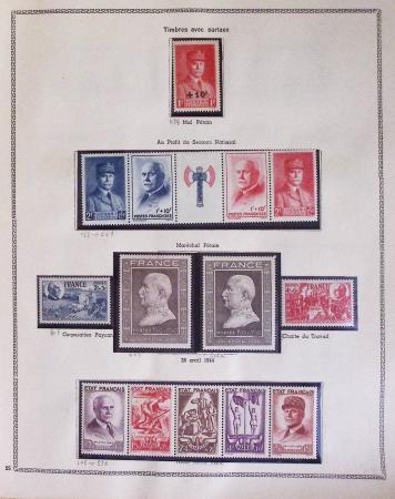 1849-2009, Collection de France neufs et obl, avec