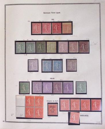 1849-2009, Collection de France neufs et obl, avec