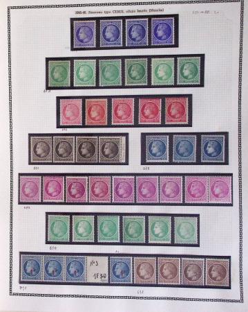 1849-2009, Collection de France neufs et obl, avec