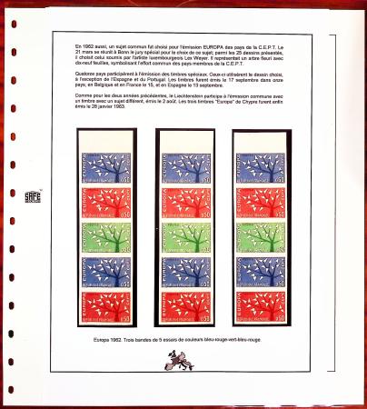 N°1358/59, Très beau lot sur le timbre d'Europa France