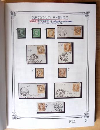 1849-1990, Belle collection de France en 4 classeurs