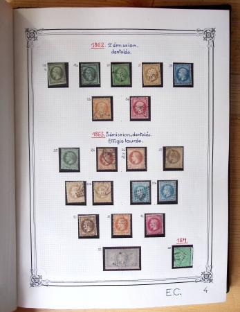 1849-1990, Belle collection de France en 4 classeurs