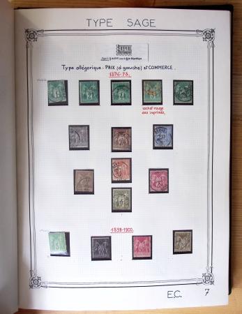 1849-1990, Belle collection de France en 4 classeurs