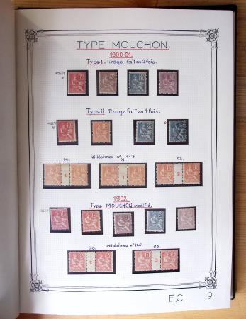 1849-1990, Belle collection de France en 4 classeurs