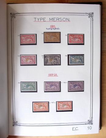 1849-1990, Belle collection de France en 4 classeurs