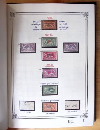1849-1990, Belle collection de France en 4 classeurs