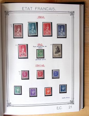 1849-1990, Belle collection de France en 4 classeurs