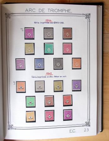 1849-1990, Belle collection de France en 4 classeurs