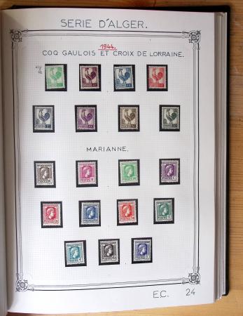 1849-1990, Belle collection de France en 4 classeurs
