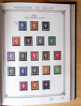 1849-1990, Belle collection de France en 4 classeurs
