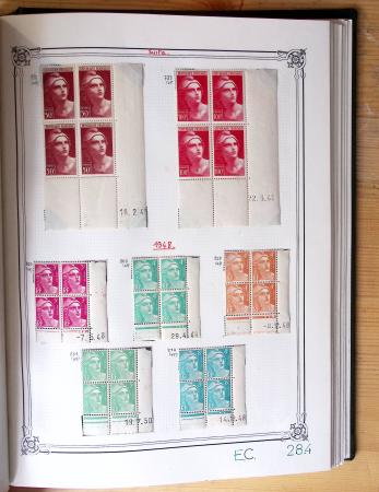 1849-1990, Belle collection de France en 4 classeurs