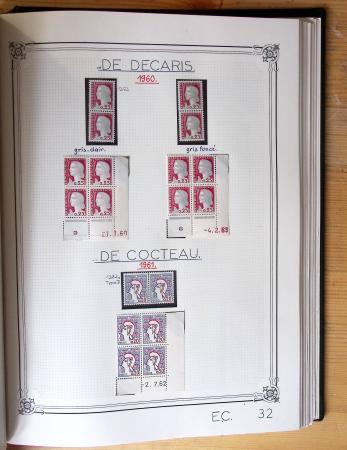 1849-1990, Belle collection de France en 4 classeurs