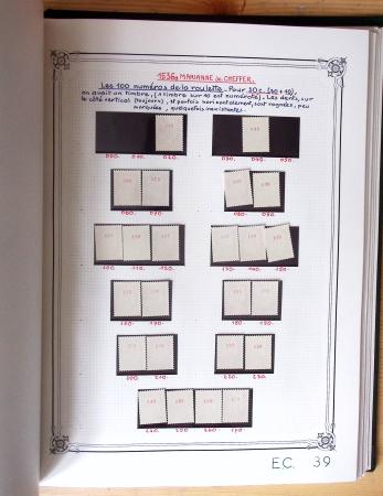 1849-1990, Belle collection de France en 4 classeurs