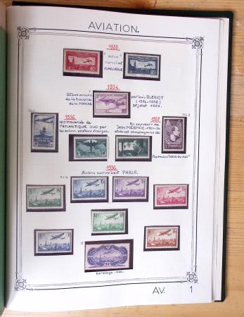 1849-1990, Belle collection de France en 4 classeurs
