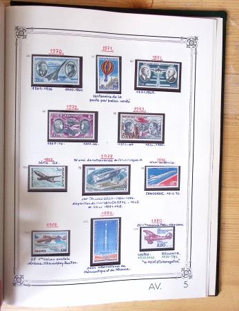 1849-1990, Belle collection de France en 4 classeurs