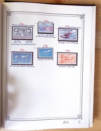 1849-1990, Belle collection de France en 4 classeurs