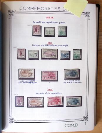 1849-1990, Belle collection de France en 4 classeurs