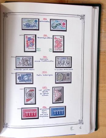 1849-1990, Belle collection de France en 4 classeurs