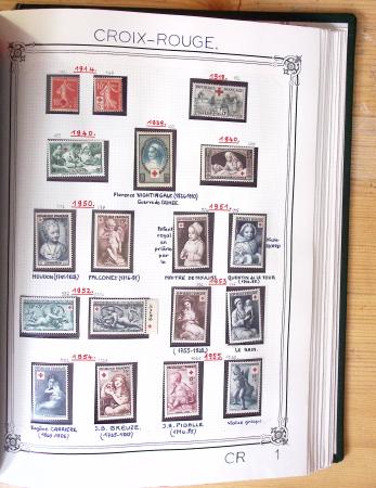 1849-1990, Belle collection de France en 4 classeurs