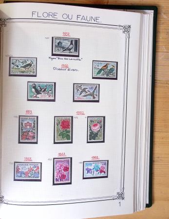 1849-1990, Belle collection de France en 4 classeurs