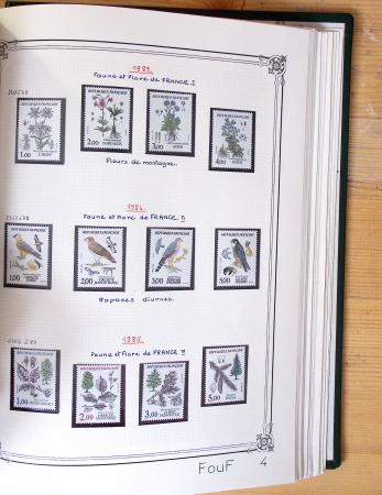 1849-1990, Belle collection de France en 4 classeurs