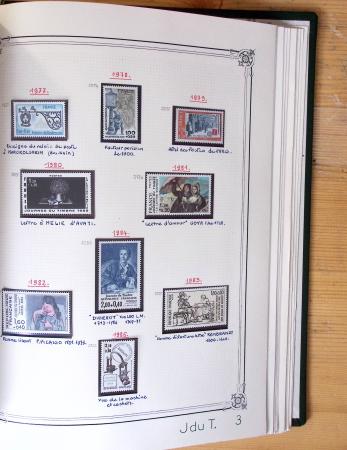 1849-1990, Belle collection de France en 4 classeurs