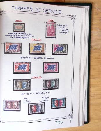1849-1990, Belle collection de France en 4 classeurs