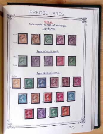 1849-1990, Belle collection de France en 4 classeurs