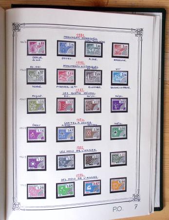 1849-1990, Belle collection de France en 4 classeurs
