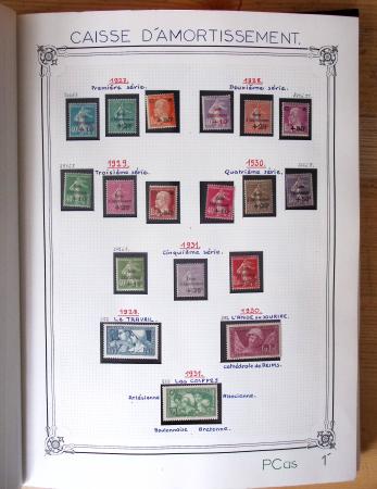 1849-1990, Belle collection de France en 4 classeurs