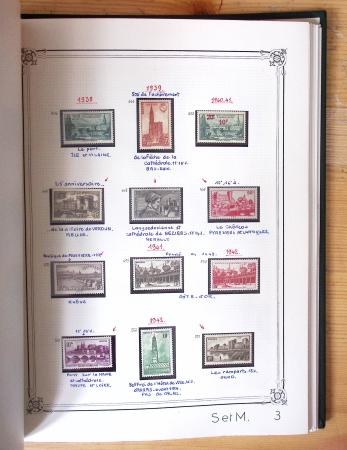 1849-1990, Belle collection de France en 4 classeurs