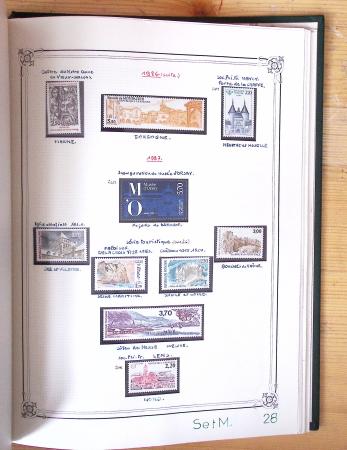 1849-1990, Belle collection de France en 4 classeurs