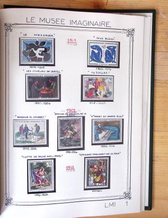 1849-1990, Belle collection de France en 4 classeurs