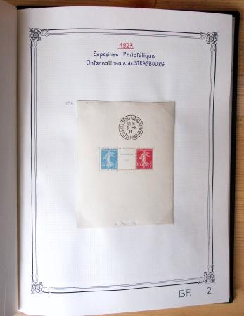 1849-1990, Belle collection de France en 4 classeurs