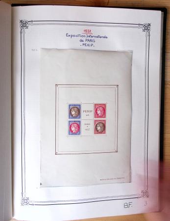 1849-1990, Belle collection de France en 4 classeurs