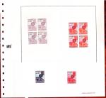 ANDORRE n°179/80 Europa 1967, Lot avec la paire en